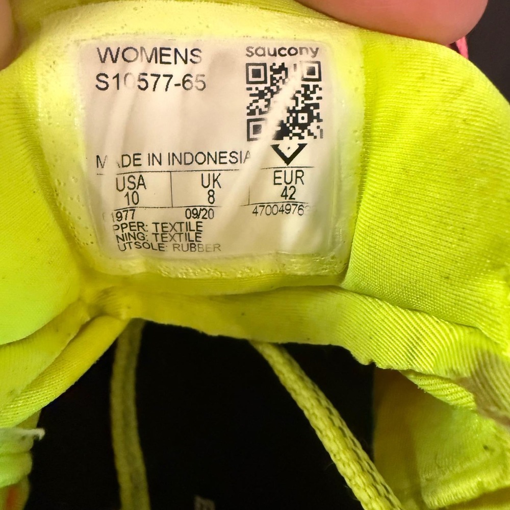 Saucony Endorphin Shift Womens Running Shoes Pink Citron Size 10 - Picture 5 of 15